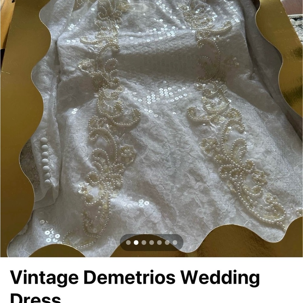 Demetrios White Wedding Dress - Picture 5 of 5